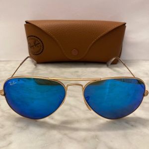 Ray-Ban Aviator Flash Lenses - Blue